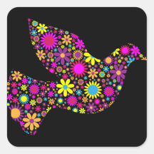 Sticker de Peace Dove