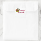 Carré Sticker de planification du jour du marché de l'ag (Sac)