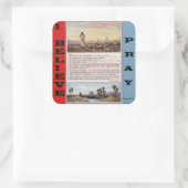 Carré Sticker de prière Psaume 23 (Sac)