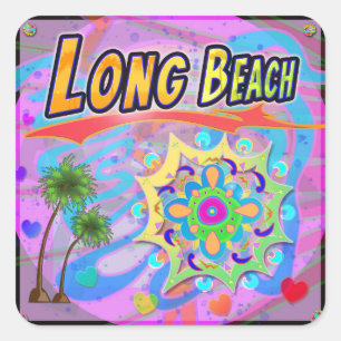 Carré Sticker de progression de Long Beach