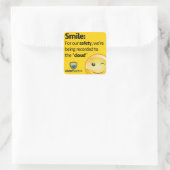 Carré Sticker de surveillance de l'agent (Sac)