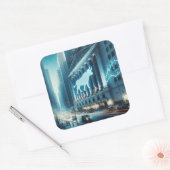 Carré Sticker de trading stock (Enveloppe)