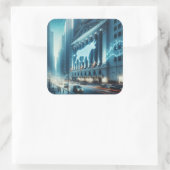 Carré Sticker de trading stock (Sac)
