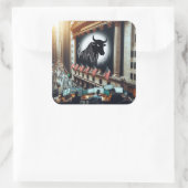 Carré Sticker de trading stock (Sac)