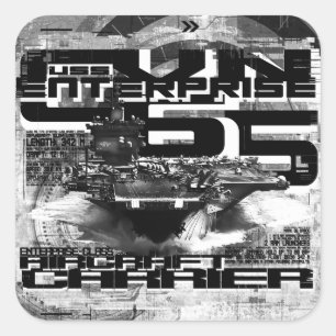 Carré Sticker d'entreprise de porte-avions
