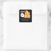 Carré Sticker d'Halloween mignon (Sac)