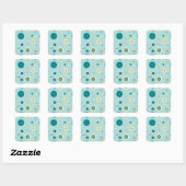Carré Sticker Diatomées (Feuille)
