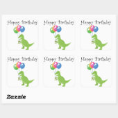Carré Sticker Dino Balloon (Feuille)