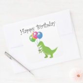 Carré Sticker Dino Balloon (Enveloppe)