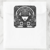 Carré Sticker DJ (Sac)
