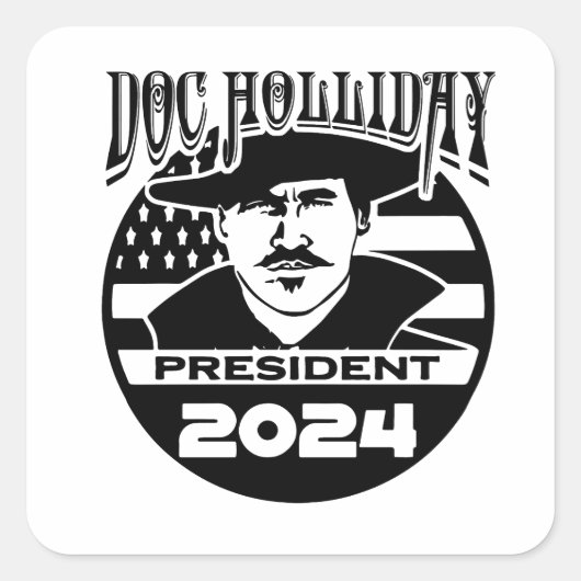 Carré Sticker Doc Holliday 2024 (Devant)