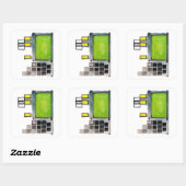 Carré Sticker d'ordinateur DSKY Apollo Guidance (Feuille)