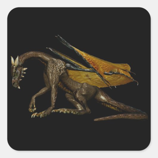 Carré Sticker Dragon (Devant)