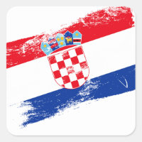 Sticker Drapeau Croate : Célébrez votre patrimoine