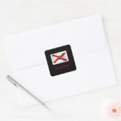 Carré Sticker Drapeau Floride (Enveloppe)