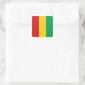 Carré Sticker Drapeau Guinée-Conakry (Sac)
