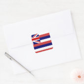 Carré Sticker Drapeau Hawaii (Enveloppe)