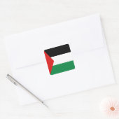 Carré Sticker Drapeau Palestine (Enveloppe)