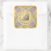 Carré Sticker du 24e anniversaire Opal (Sac)