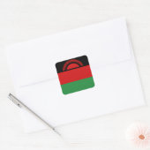 Carré Sticker du drapeau du Malawi (Enveloppe)