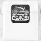 Carré Sticker Dwight D. Eisenhower (Sac)