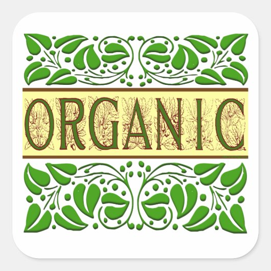 Carré Sticker écologique (Devant)