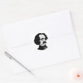 Carré Sticker Edgar Allan Poe (Enveloppe)