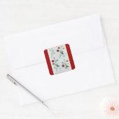 Carré Sticker Edwardian Strawberries (Enveloppe)