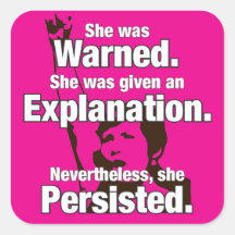 Sticker "Elle Persistait"