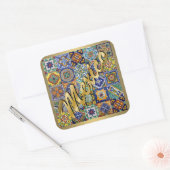 Carré Sticker en carreaux mexicains (Enveloppe)