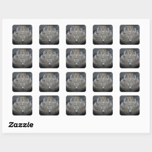 Carré Sticker en cristal vintage
