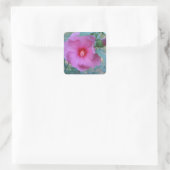 Carré Sticker en fleurs Hibiscus (Sac)