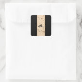 Carré Sticker en marbre beige (Sac)
