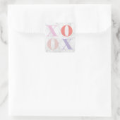 Carré Sticker en marbre XOXO (Sac)