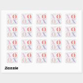 Carré Sticker en marbre XOXO (Feuille)