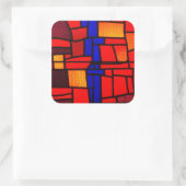 Carré Sticker en mosaïque de verre (Sac)