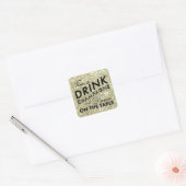 Carré Sticker en or glamour (Enveloppe)