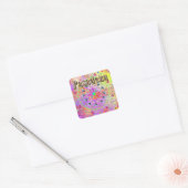 Carré Sticker en or Pasadena Lucky (Enveloppe)
