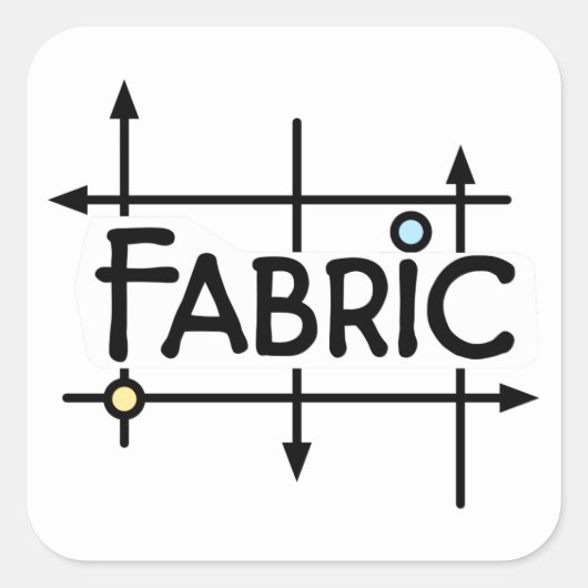 Carré Sticker en tissu (Devant)