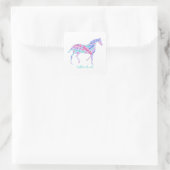 Carré Sticker en vinyle Keeneston Horse (Sac)