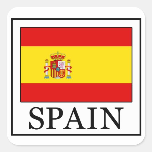 Carré Sticker Espagne (Devant)