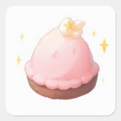 Carré Sticker esthétique doux (Devant)