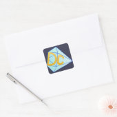 Carré Sticker étonnant de DC (Enveloppe)