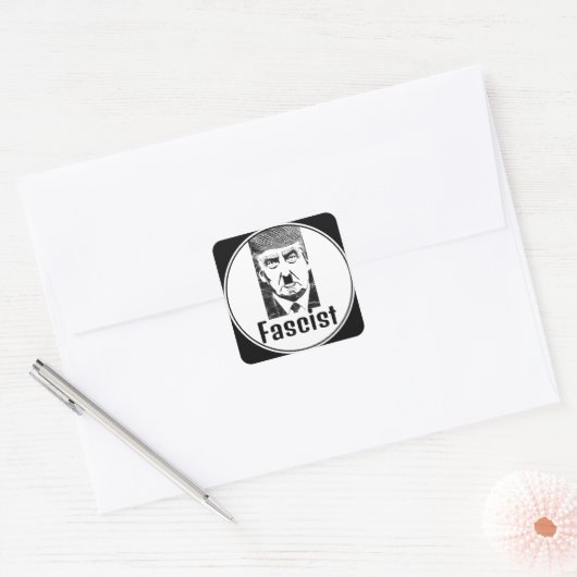 Carré Sticker fasciste Trump (Enveloppe)