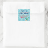 Carré Sticker Faveur Requin Souriant (Sac)