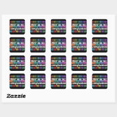 Carré Sticker Feliz Cumpleanos (Feuille)