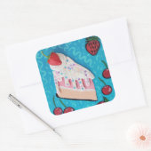 Carré Sticker Festiday Cake Fun Party (Enveloppe)