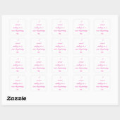 Carré Sticker fin doux (Feuille)