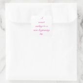 Carré Sticker fin doux (Sac)