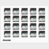 Carré Sticker - Fluffy (Feuille)